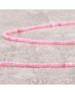 Tourmaline rose du Brésil facettée 2mm