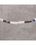 Amazonite du Brésil mat tube 4x13mm