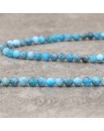 Apatite d'Afrique du Sud facettée 4mm