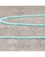 Amazonite verte du Brésil facettée 2mm