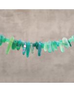 Agate verte Afrique long chips 10-20mm