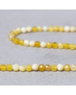 Opale jaune d'Inde facettée 4mm