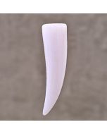 Jade blanc "corne" 13x45mm-4.4€x3=13.2€