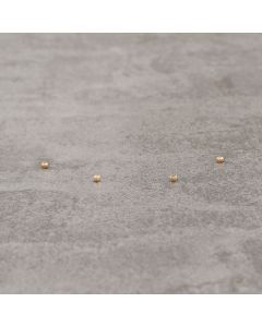 Perle facettée 2.5mm pl.or 0.5 micr 0.20x50 =10€