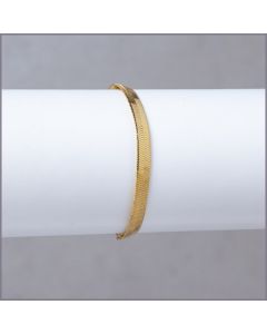 Bracelet "vintage" 0.5x16cm pl.or 0.5 mic