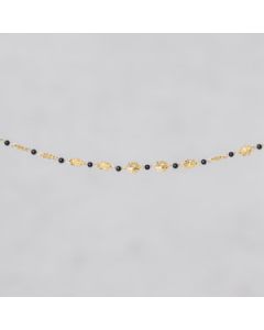 Ch. Soleil Onyx 4x6mm pl.or 0.5m  28.9€x2=57.8€
