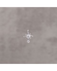 Et.polaire strass 2 anx 6.5mm pl.argt 5 mic 1.45x6=8.7€*
