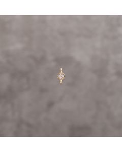 Pastille strass 3.5mm 2anx pl.or 0.5mic 1.1x6=6.6€