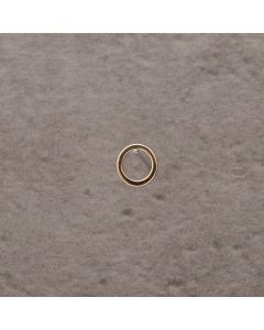 Anneau plat 1x8mm pl.or 0.5 microns 0.55x10=5.5€