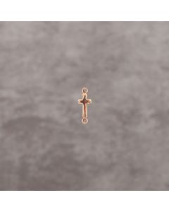 Croix 10x5mm pl.or 0.5 microns 0.75x6=4.5€