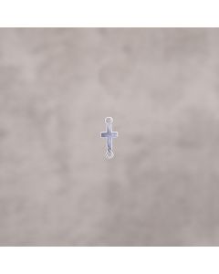 Croix slim connect 10x5mm pl.argt 5 mi 0.75€x6=4.50€.