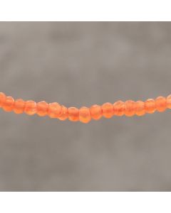 Cornaline d'Inde 3mm trou 0.55m ( 10cm)