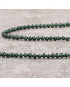 Green sand stone facetté 3mm