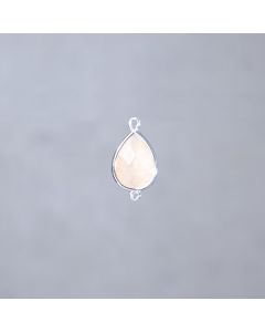 Cat eye nude "flat drop" 14x18mm-2 anx pl.argt 5 micr