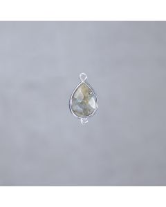 Labra "flat drop" 14x18mm-2 anx pl.argt 5 micr