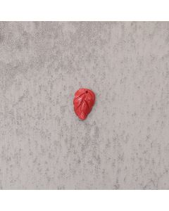 Gorgone "feuille" 10x7mm rouge 0.85€x10=8.50€