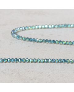 Cristal irisé plaqué "military green" 2mm