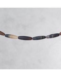 Agate brown mat olive 6x25mm