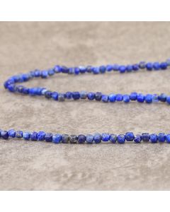 Lapis d'Afghanistan cube facetté 2-2.5mm