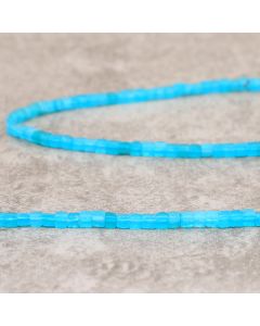 Jade bleue d'Afrique renforcé 2x2mm