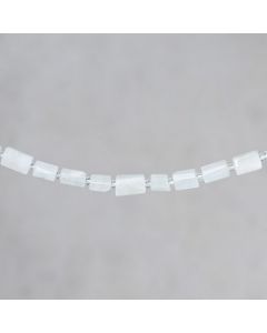 Pierre de lune d'Afrique tube 6-7x10-12mm