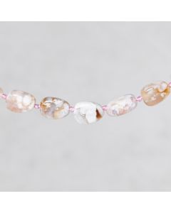 Agate Sakura d'Egypte ovale15x20mm
