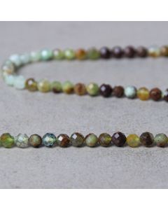 Chrysoprase Brésil mixed band facettée 4mm