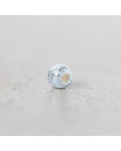 Boule diamantée 4mm pl.argt 5 mic  10x0.39€=3.90€.