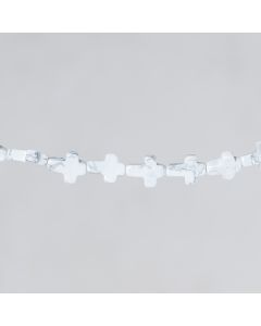 Howlite croix 10x14mm