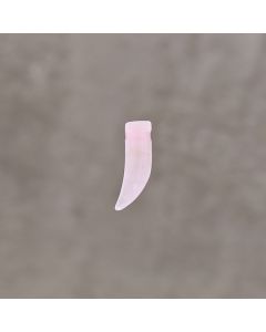 Quartz rose du Brésil "corne" 5x13mm(tr 1.1mm) 5x1.9=9.5€