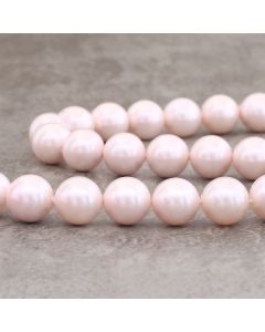 Perle façon "majorque" rose 12mm