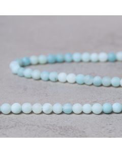 Amazonite du Kénya mat      4mm