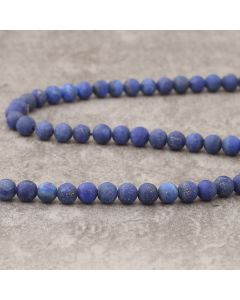 Lapis d'Afghanistan mat 6mm (renforcé)