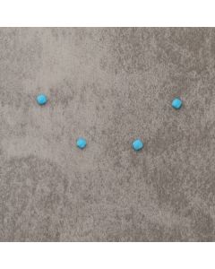Turquoise renforcée "AA" square 4x4mm 0.55x10=5.5€