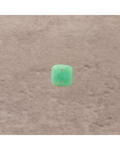 Cushion 10x10mm 2 trous calcéd verte 3.95x2=7.9€