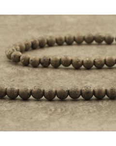 Pyrite d'Inde mat 6mm