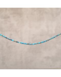 Turquoise naturelle heishi 2x3mm (blue)