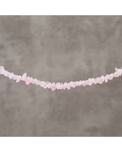 Chips Quartz rose du Beésil 3-5mm ( xs) 80cm