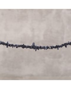 Tourmaline noire chips 3-5mm (xs) 80cm