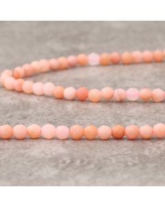 Aventurine rose du Brésil facettée 4mm