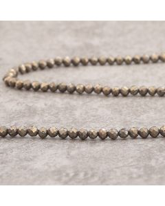 Pyrite d'Inde 3mm facettée "AA"