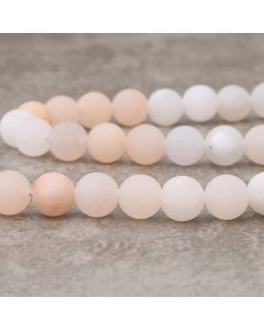 Aventurine rose nude mat d'Afrique 10mm