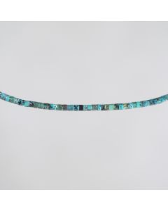 Turquoise naturelle heishi 2x4mm (mixed green)