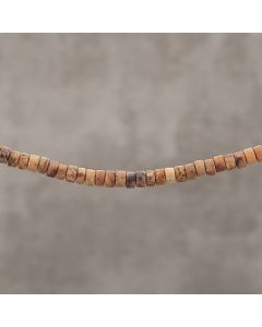 Jaspe paysagé d'Afrique rondelle 2x4mm