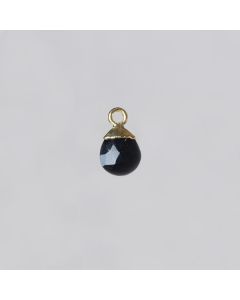 Onyx gte "Vésuve" 6x8mm pdt pl.or 1 m 2.7€x2=5.4€