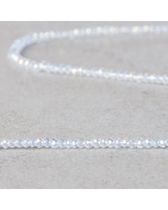 Cristal irisé plaqué "pur white" 2mm