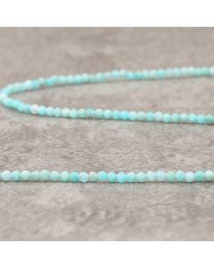 Amazonite verte du Brésil facettée 2mm