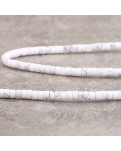 Howlite Canada heishi 2x4mm