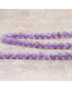 Amethyste mat du brésil en 6mm