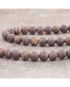Bronzite mat "madagascar" 8mm